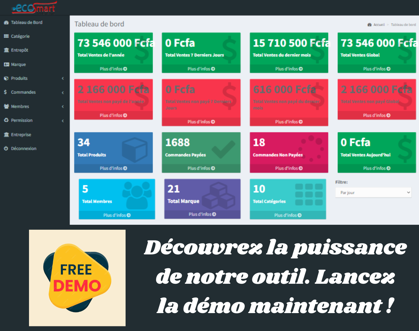Image de Application web de gestion de Stock !